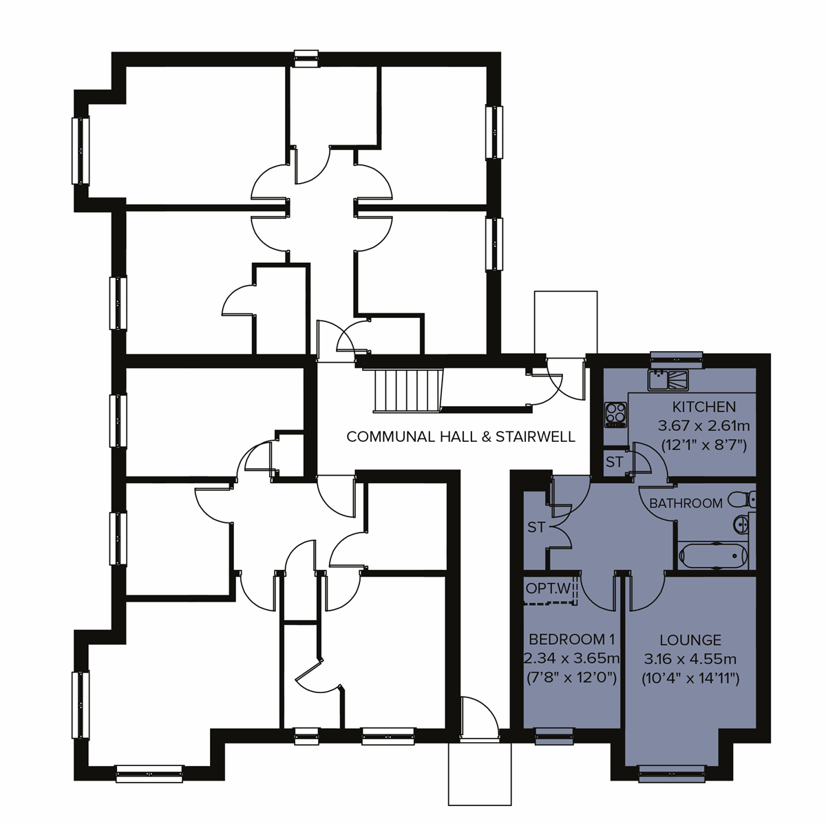 Plots 417, 428, 458, 465 floor plan