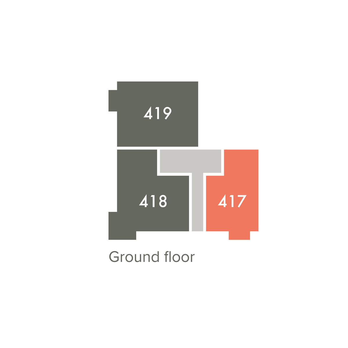 Plot 417 Block Plan floor plan
