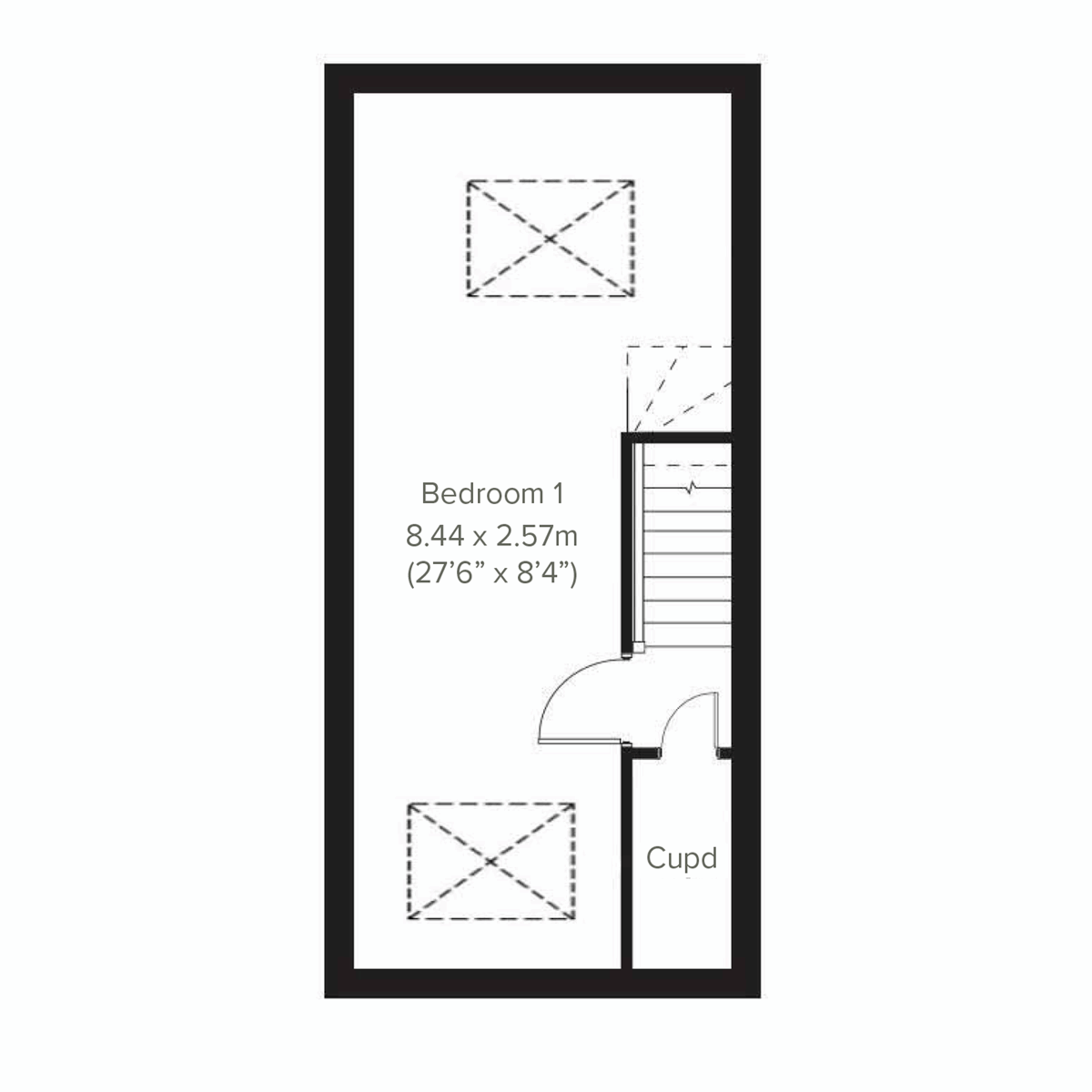Second floor  floor plan