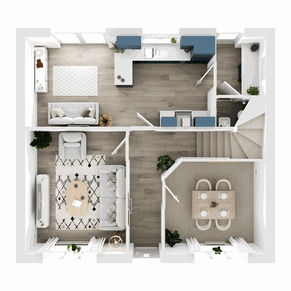 Ground Floor 3D floor plan